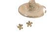 Nova flor de zircão brincos agulha de prata pequeno doce elegante brincos das mulheres all-match comutador moda brincos outono