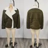 Nuevo Abrigo de Lana de Cordero Vintage Holgado Cálido de Moda Independiente Europea y Americana para Mujer Otoño/Invierno 2026