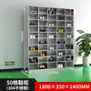 Gabinete de Zapatos de Acero Inoxidable Taller de Purificación Libre de Polvo Taburete para Cambiarse de Zapatos Vestidor de Laboratorio Gabinete de Zapatos de un Solo Lado Casillero con Múltiples Compartimentos