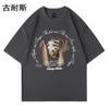 LAZADA Transfronterizo Versátil Estilo Japonés Retro Antiguo Estampado Camiseta de Manga Corta para Hombre Verano a la Moda para Pareja Manga Corta eBay