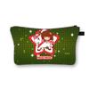 Bolsas de Navidad Nueva Bolsa de Cosméticos Navideña para Niños Bolsa de Tocador de Dibujos Animados Bolsa de Almacenamiento Estampada