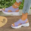 Zapatos de Mujer Estilo Manga Transfronterizos Europeos y Americanos de Tacón Bajo Boca de Pez Fuente Zapatos Casuales Moda Otoño 2025 Sandalias Venta al por Mayor Tallas Grandes