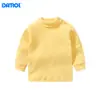 Camiseta para Bebé Niños y Niñas, Camiseta de Manga Larga con Broches en el Hombro para Bebé, Camiseta Básica para Primavera y Otoño, para Niñas de 0 a 3 Años, Algodón