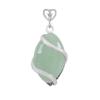 Comercio exterior transfronterizo joyería al por mayor colgante ovalado de cristal natural collar de línea simple ojo de caballo femenino versátil sensación de alta gama
