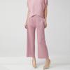 Calça Miyake Feminina Emagrecedora Corpo Pera Pequeno Solta Dose Slimming Calça Cropped Casual Versátil Calça Reta