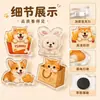 Imanes acrílicos personalizados para refrigerador con celebridades de anime, productos culturales y creativos, y pegatinas magnéticas suaves para la promoción cultural de áreas escénicas de la ciudad