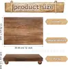 Estante de Almacenamiento para Jabonera de Baño en Stock, Organizador de Escritorio de Madera Maciza para Sala de Estar del Hogar, Portamaquillaje de Madera
