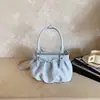 2026 Nueva Moda Coreana Versátil Bolso Cubo Dulce de Lunares con un Toque de Alta Gama, Bolso de Hombro Cruzado de Nicho