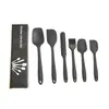 Set de Horneado de Silicona de 6 Piezas Raspador de Silicona de Una Pieza Espátula Brocha para Aceite Herramienta de Horneado juego Utensilios de Cocina de Silicona Set de 6 Piezas