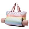 Marca de moda bolsa de entrenamiento deportivo casual para mujer bolsa de yoga estilo coreano Diseño degradado bolsa de un solo hombro para debajo del brazo bolsa de almacenamiento para viajes de negocios