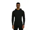 Comércio Exterior Transfronteiriço Europeu e Americano Esportivo com Capuz Manga Longa Camiseta Masculina Malha Respirável Moda Casual Proteção Solar Versátil Top