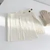 Falda de Punto Trenzado con Botones Versátil para Mujer, Nuevo Estilo Otoño e Invierno, Falda Media en Capas con un Estilo Elegante # 82 Chal Tejido