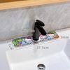 Tapete de Mesa Impermeável e à Prova de Óleo de Lama Diatomácea Sem Lavagem Porta-Copo Tapete Absorvente Tapete Absorvente Anti-Respingo para Bancada de Cozinha Tapete Drenante Jogo Americano