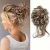 Peluca Estilo Europeo y Americano Moño para el Cabello Goma para el Pelo Moño Desordenado Moño Elástico Cómodo Moño Diario para el Cabello Comercio Exterior en Stock