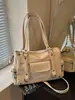 Bolsa Tote Grande de Estilo Dulce y Fresco para Mujer 2026 Nueva Tendencia Bolso Versátil Bolsa para Uniforme Bolso de Hombro Simple