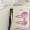 Nuevo Par de Pinzas para el Cabello y Diadema Brillantes de Concha y Estrella para Niños Pinza BB Tira de Goma para el Cabello