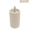 Amazon Taza de Tubo Recto de Silicona Taza de Agua con Tapa Sellada Hermética Taza para Beber para Bebé Resistencia a Altas Temperaturas Anticaídas