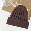 Gorro de lana para mujer, de otoño e invierno, con aspecto de cara pequeña, con protección para las orejas, para todo tipo de ocasiones, gorro de punto cálido japonés y coreano, gorro de invierno con tablero ligero para hombre, venta al por mayor