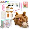 Kit de Materiais para Boneca de Crochê Ovelhinha Fofa Duplo Amazon Cruzamento de Fronteira Pingente de Mochila DIY