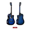 Fábrica de Origen Guitarra Guitarra Acústica Instrumento de Guitarra Guitarra Acústica de Madera de 38 pulgadas Mango de Fibra de Carbono Guitarra de Tilo