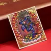 Dzambala Negro pintado tibetano pintura Thangka pintada a mano lienzo central impresión microchorro Thangka cultural y creativo Zakiralam al por mayor