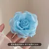 Grampo de Cabelo de Rede Rosa Super Fada Presilha Bico de Pato Feminina Franja Lateral Grampo de Cabelo Fofo Acessório de Cabeça para Outono e Inverno