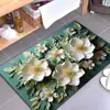 Alfombrilla de baño simple de tierra de diatomeas, alfombrilla de suelo absorbente para uso doméstico, resistente a la suciedad y fácil de limpiar, alfombrilla antideslizante para los pies del baño