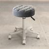 Taburete Giratorio Ajustable con Ruedas para Peluquería, Silla Grande para Barbería, Uso en Casa, Salón de Uñas y Spa