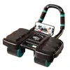 Rueda Abdominal Fitness de Seis Ejes y Cuatro Ruedas, Rueda para Ejercicio Abdominal, Rebote Automático para Entrenamiento de Músculos Abdominales, Adelgazamiento y Moldeado Corporal, Silenciosa y Antideslizante