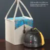 Bote de Cerámica Morada para Té de Arcilla Grande Paquete de 0.5 kg Bote Sellado para Té Pu'Er Universal, Té Negro, Té Verde Bote de Almacenamiento para el Hogar