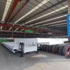 Suministros del Fabricante Remolque Semirremolque de Plataforma Baja de 3 Ejes 60/80 Toneladas Remolque de Plataforma Plana para Transporte de Contenedores de 13m