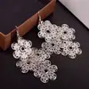 ¡Guau!Moda Transfronteriza Europea y Americana, Varios Pendientes Largos Metálicos de Borla Exagerada de Estilo Moderno con Elementos Elegantes