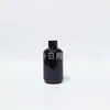 Botella squat de 200 ml con tapa regular, botella con tapa de rosca negra, botella de 200 ml con tapa de rosca blanca, botella para champú, botella para aceite esencial