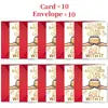 Set de Sobres y Tarjetas de Felicitación de Cumpleaños Feliz Nuevas Transfronterizas Se Puede Doblar por la Mitad para Dejar un Mensaje. Tarjetas de felicitación de tamaño grande a partir de 10 juegos