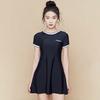 Traje de baño de estilo coreano con falda tipo bóxer dividida, nuevo estilo para estudiantes, conservador, para cubrir el vientre, adelgazante, para vacaciones en aguas termales.