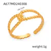 Anillo abierto de lujo ligero anillo encantador para mujeres estilo ins nuevo geométrico acero de titanio anillo que no se decolora moderno popular en TikTok