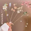Pasador de Borlas Estilo Antiguo para Mujer, Pasador Floral de Alta Gama, Pasador de Estilo Chino de Nicho, Accesorio para el Cabello Hanfu Cheongsam