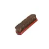 Cepillo de Limpieza Transfronterizo Madera de Haya Pelo de Caballo Crin de Caballo Espalda Curva Cepillo para Zapatos Zapato Asiento de Coche Sofá Cepillo de Limpieza Cerdas Suaves 15 cm