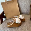Zapatillas Planas Versátiles de Punta Cerrada para Mujer 2025 Primavera y Verano Nuevas Lindos Dibujos Animados Gatito Antideslizantes para que las Mujeres Usen Afuera