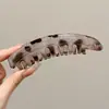 Nuevo pasador de pelo de lazo 2026, pinza retorcida simple de satén estilo coreano, pinza banana, adecuada para cabello grueso, con cuentas, elegante accesorio para el cabello