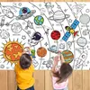 Pósters de Pintura Espacial para Niños, Pósters Temáticos de Graffiti, Decoraciones para Colorear DIY de Fiestas Navideñas, Exclusivamente para Ventas Transfronterizas