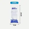 Bolsa de Hielo Autoabsorbente, Conservación y Refrigeración de Alimentos Reutilizable Especial para Llevar Bolsa de Hielo Desechable sin Agua Bolsa de Hielo