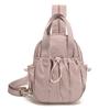 Mochila Leve para Exterior Unissex Nova Esportiva de Montaria Bolsa de Peito Versátil para o Dia a Dia Ombro Mochila Multifuncional