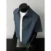 Camisa Retrô Americana Xadrez de Manga Curta para Homens e Mulheres, Camisa Casual Solta de Verão, Jaqueta Camiseta Urbana Juvenil