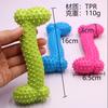 Suministros para Juguetes de Mascotas Juguete para Perro Huesos Molares Juguete para Morder Artefacto para la Depresión Juguete Interactivo Huesos de Pescado TPR