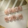 Pegatinas de papel con forma de hormiga YITU, línea de arco, para uñas, con adhesivo en blanco y negro, sencillas pegatinas decorativas para uñas YT488