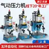 Máquina Neumática de Punzonado Pequeña de Escritorio de Columna Única/Doble Dorada Prensa Neumática Prensa de Rodamientos Máquina Ensambladora de Conjunto Booster Aire-Líquido