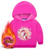 Roupas de inverno para meninas 2022, novo suéter com capuz e forro de lã para bebês, outono e inverno, moderno, estilo ocidental, entrega de uma peça