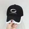 Gorra de béisbol de marca de moda 2024 para mujer, gorra de béisbol de cabeza grande con colores combinados, gorra de sol bordada para exteriores para hombre