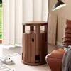 Bancos Empilháveis de Madeira Maciça, Bancos Redondos para Salas de Chá, Armazenamento para Sala de Estar, Bancos Jenga, Mesas Laterais Móveis, Bancos para Mesa de Jantar
